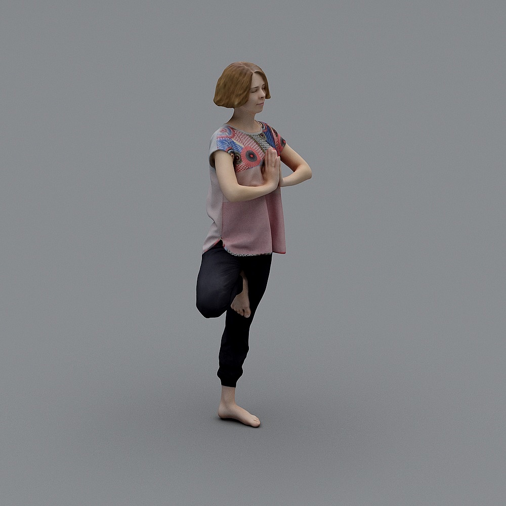 Balance Dance 3D Model