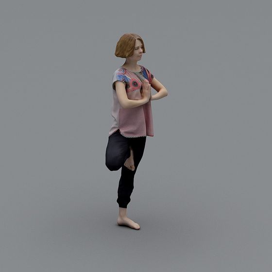 Balance Dance 3D Model