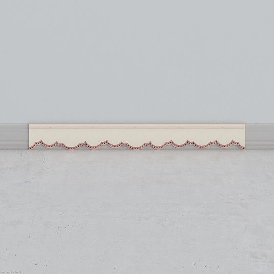 Scallop Trim Decorative 3D model