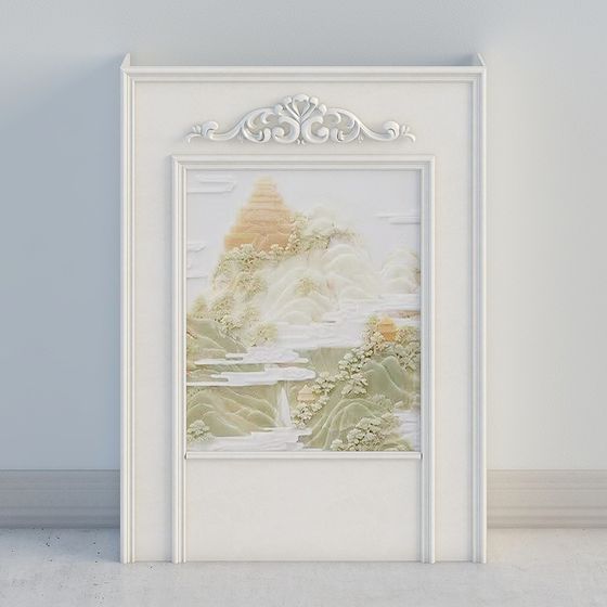 Dreamy Mountain Gate 3D model