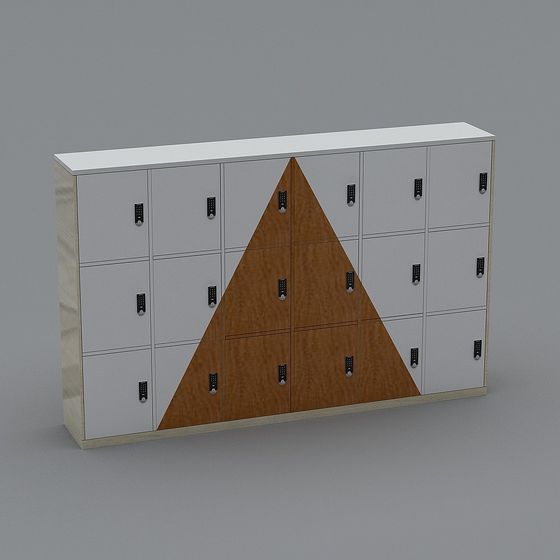 Unique Urban Storage Cabinet 3D model