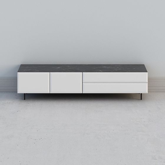 Stylish Modern TV Cabinet 3D Model