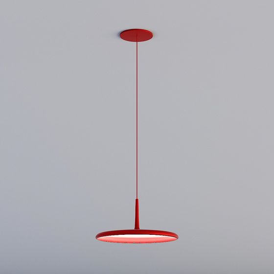 Vibrant Modern Minimalist Chandelier 3D model