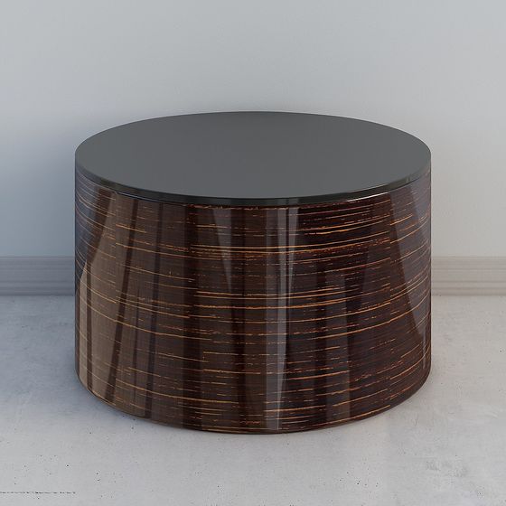 Elegant Round Table 3D model for Modern Interiors