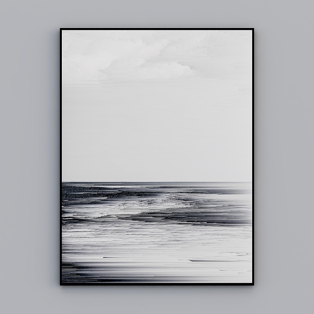 Abstract Coastline 3D Model