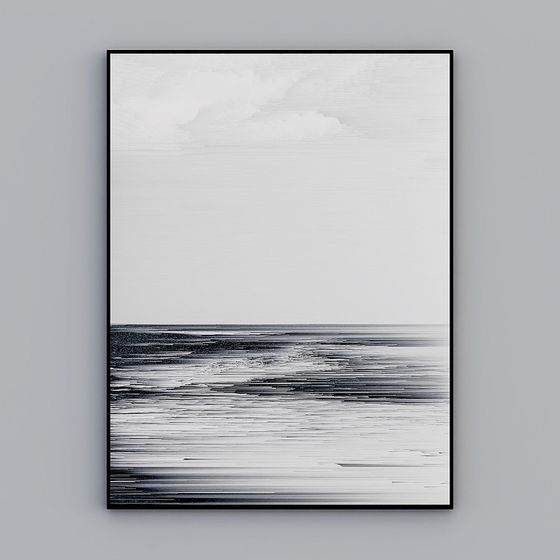 Abstract Coastline 3D Model