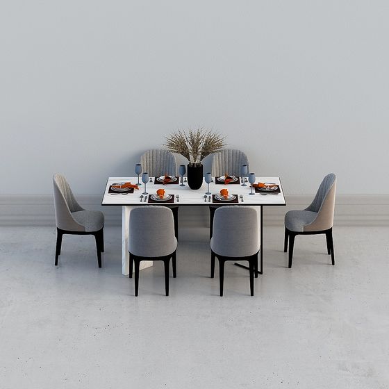 Urban Dining Table 3D model