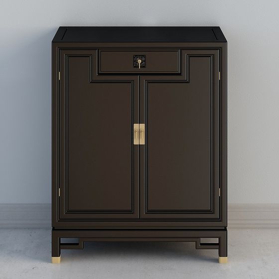 Vintage Storage Cabinet 3D model