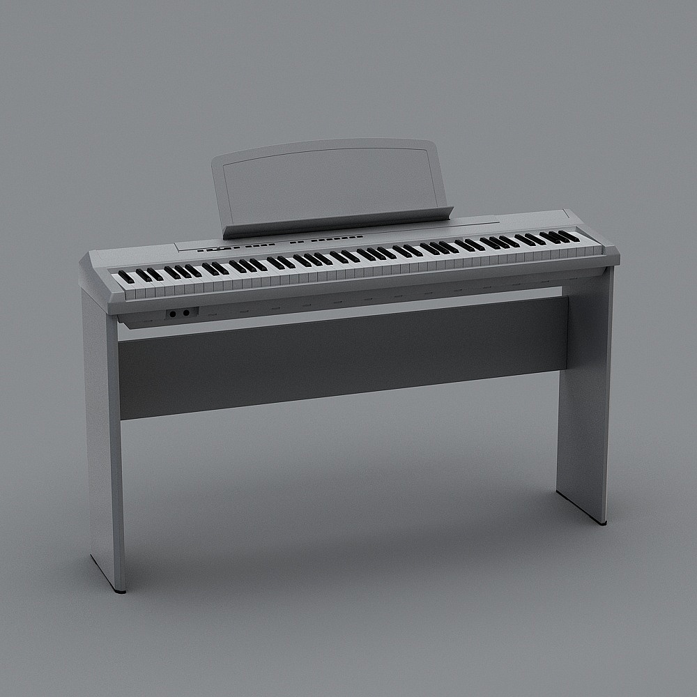Grey piano