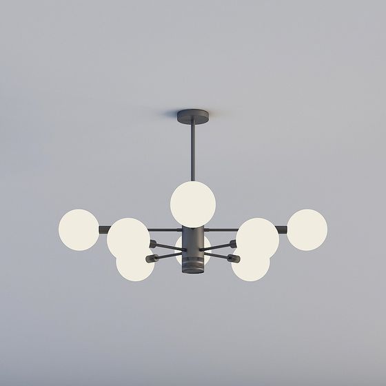 Geometric Minimalist Pendant Light 3D model