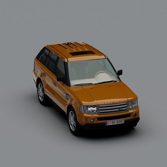 Low-Poly High-Detail Range Rover Sport 3D model