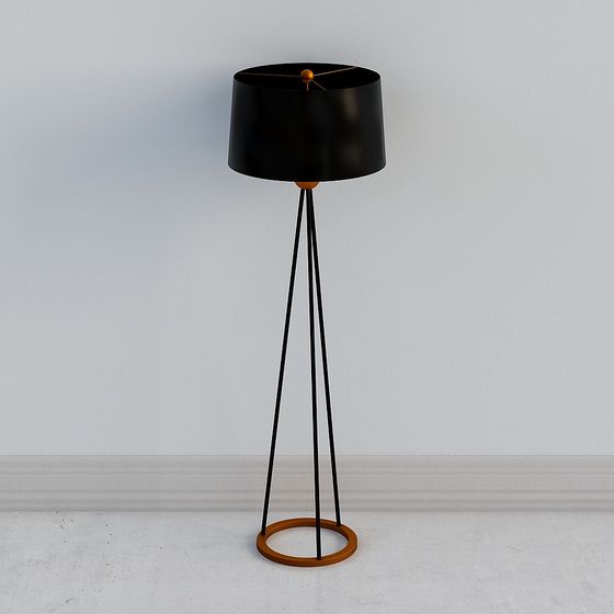Tripod Floor Lamp 3D model