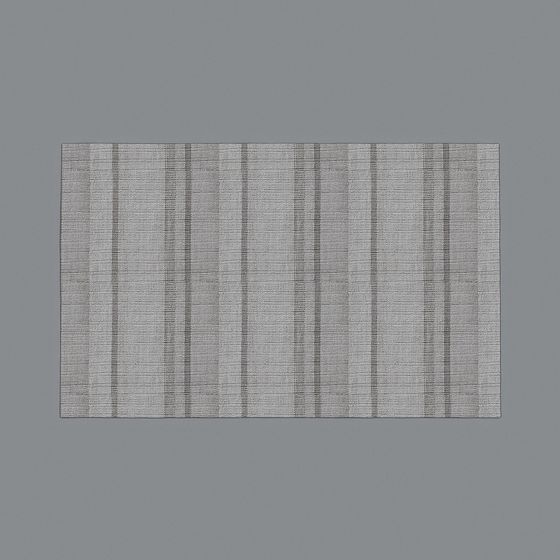 Striped Carpet 3D model - Unique Low Polygon Design