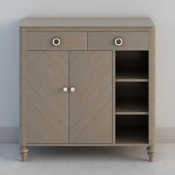 Stylish 3D Model Furniture Cabinet