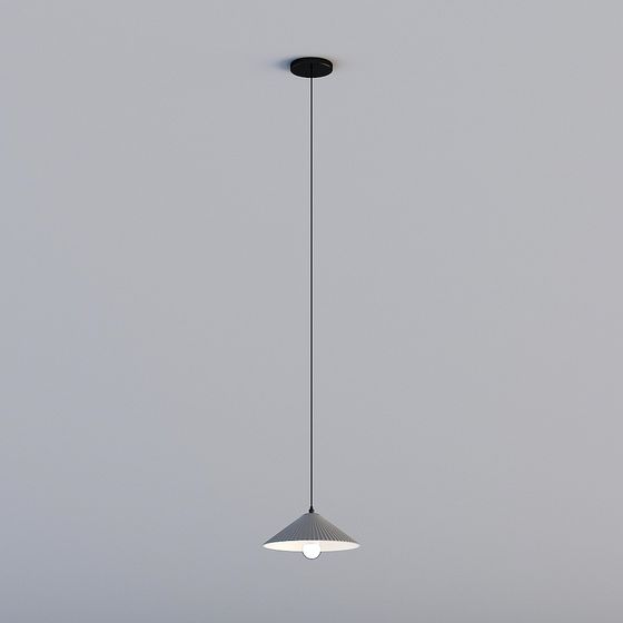 Modern Minimalist Pendant Light 3D model
