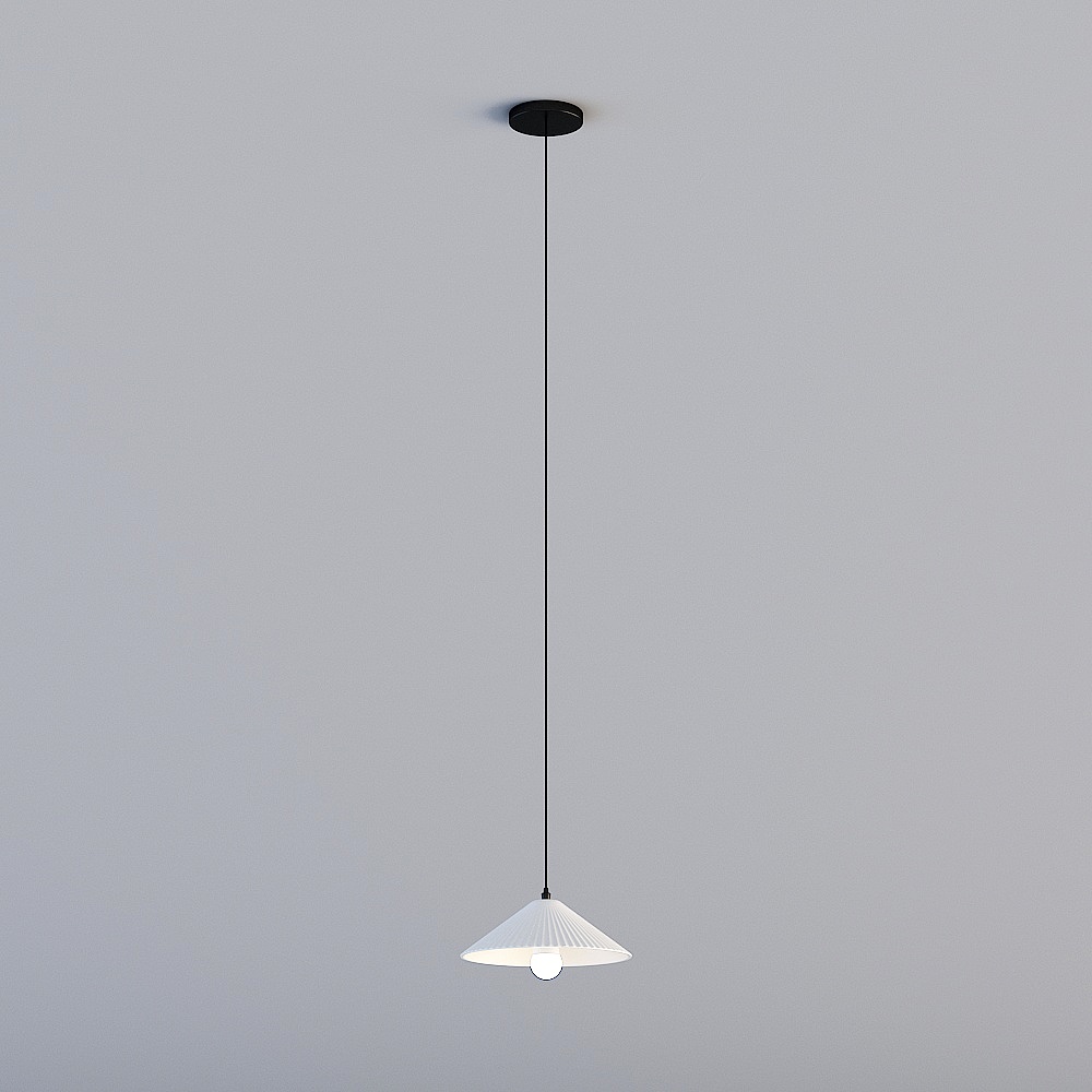 3D lights are all XLG- Nordic Modern Guest Restaurant Bedroom Single Head Chandelier-N621-Medium-White