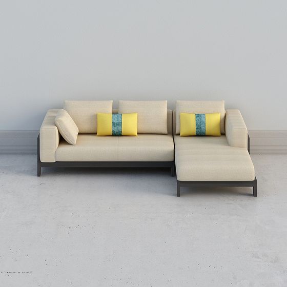 Urban Comfort Sofa 3D model