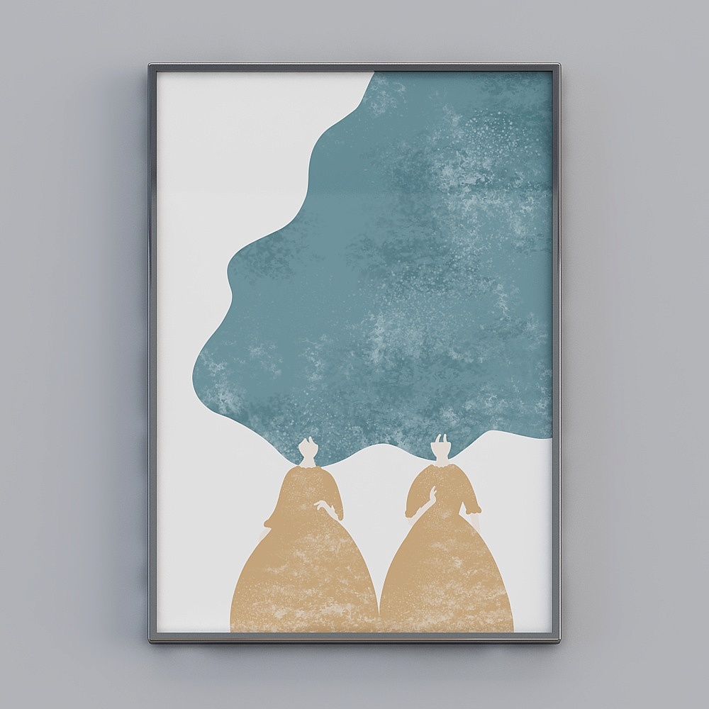 Glorious Good Paintings - L- Simple Modern - 26716 - People Decorative Paintings