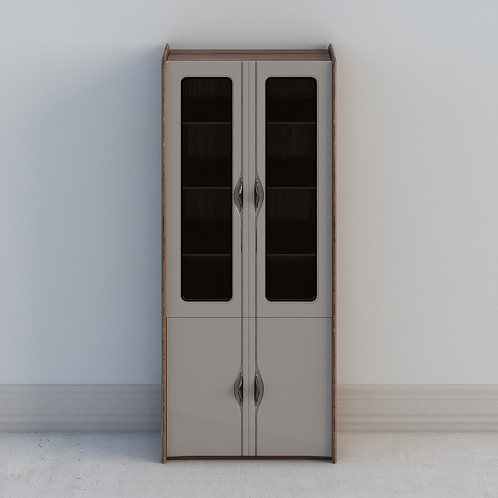 Jane European furniture Jane Europe to the United States series Solid wood two-door bookcase PSG02 956 x 396 x 2200 mm