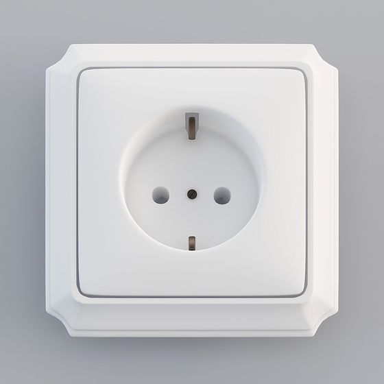 Minimalist Socket 3D Model
