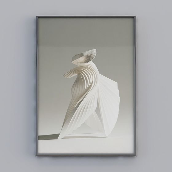 Origami Dancer 3D model