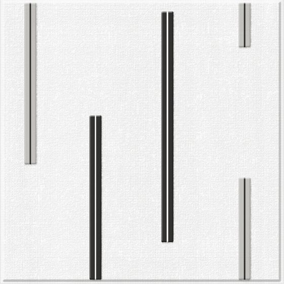 White Hull Line Pattern 3D Model