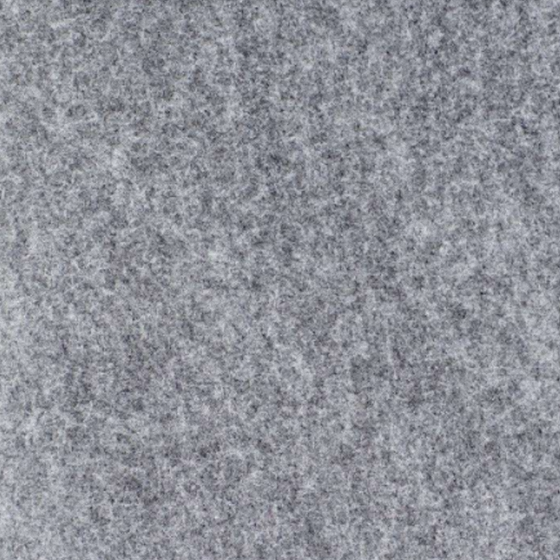 Sleek Light Gray Felt Carpet 3D Model