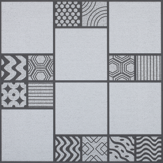 Stylish Gray Wall Tile 3D Model for Modern Decor