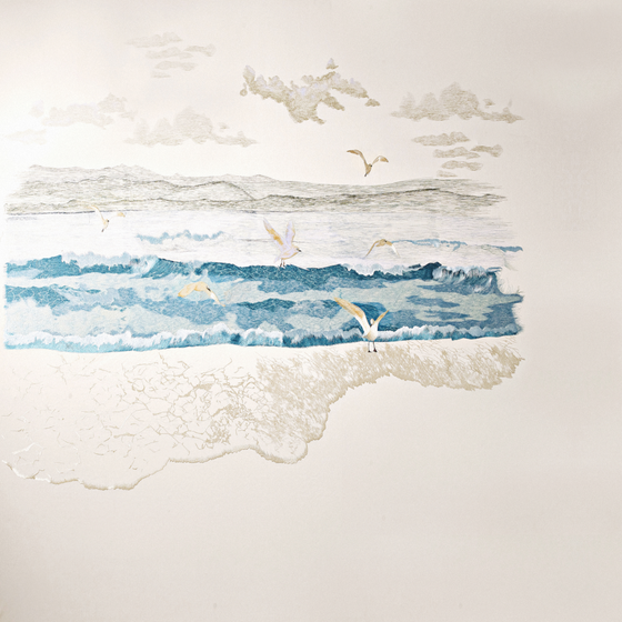 High-Precision Gray Embroidery 3D Model for Elegant Spaces