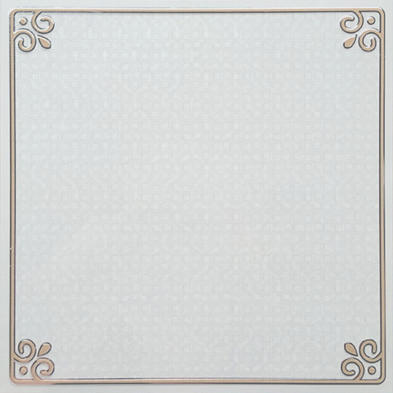 Gray Aluminum Buckle Wall Panel 3D Model