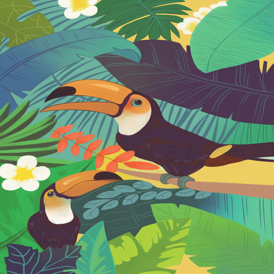 Green Soft Decor Material 3D Model