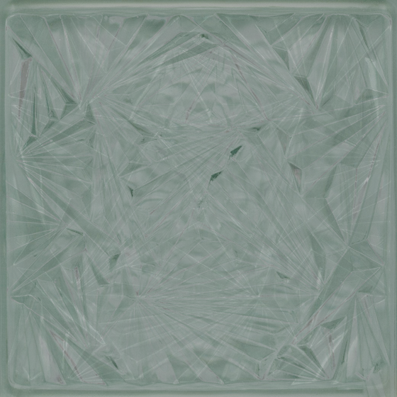 Gray Glass Brick 3D Model