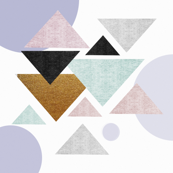 Decorative Painting 3D Model in Blue