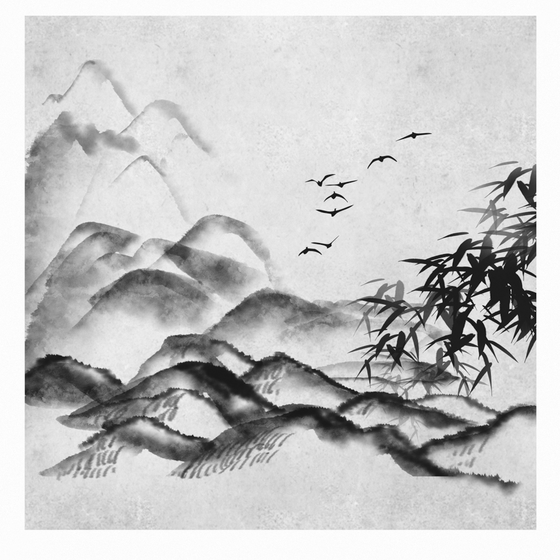 White Drawtogether Decorative Painting - Soft Decor Material