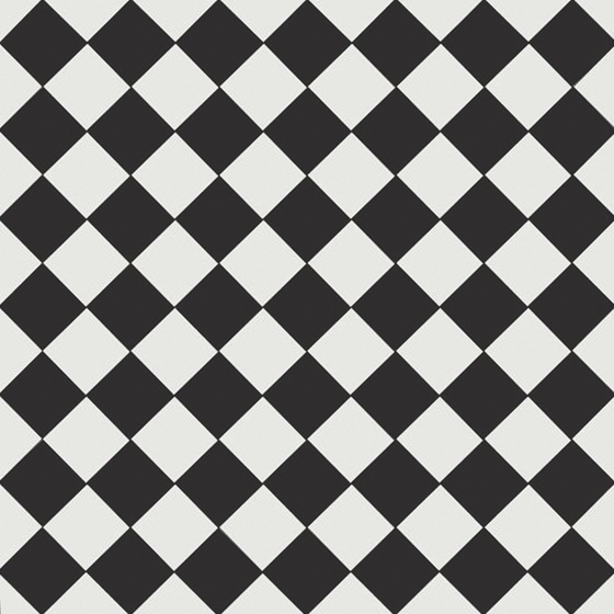 Stylish Black and White Mosaic Floor Tiles 3D Model