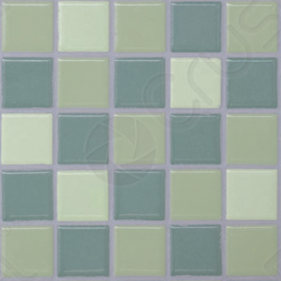 Gray Mosaic Glass Wall Tile 3D Model