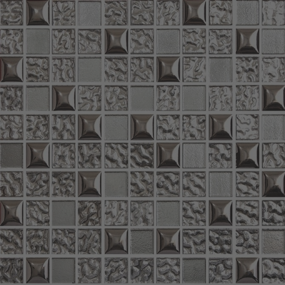 Gray Mosaic Tile 3D Model for Modern Flooring