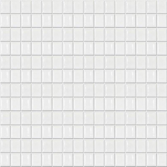 Elegant White Mosaic Tiles 3D Model