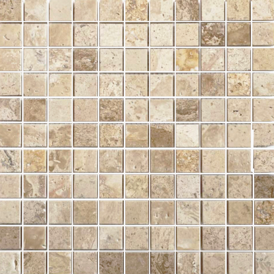Stylish Wood Color Mosaic Tiles 3D Model