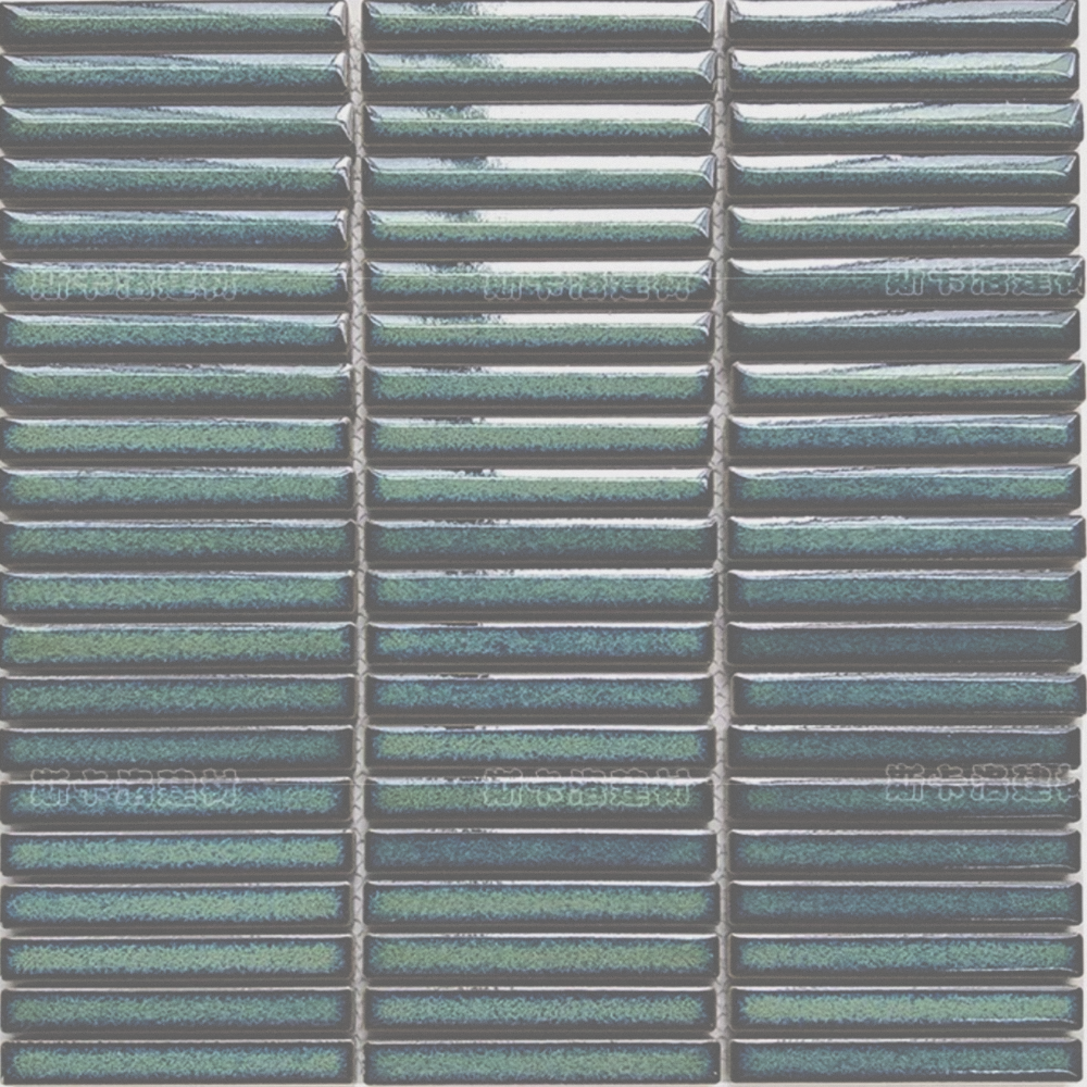 Bar mosaic dark green