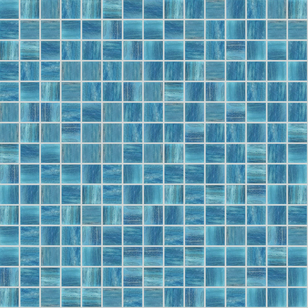 Modern glass mosaic map