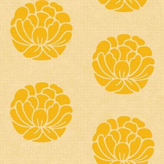 American Wallpaper 3D Model in Beige and Orange
