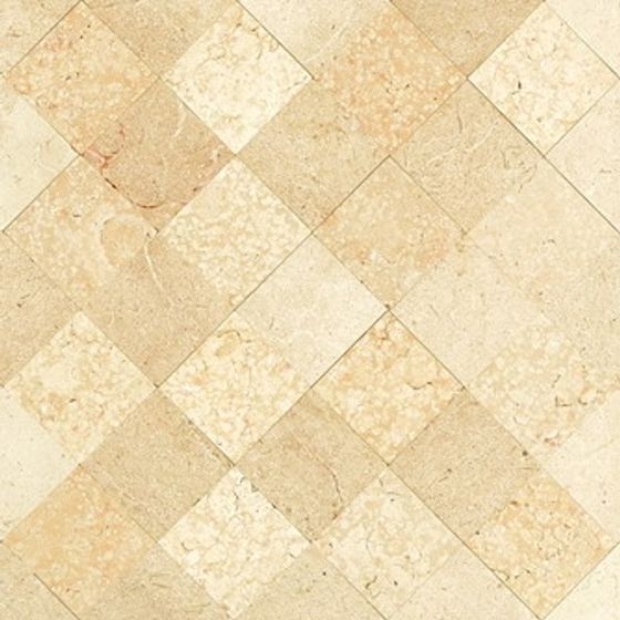 Vintage Checkerboard Floor Tiles 3D model