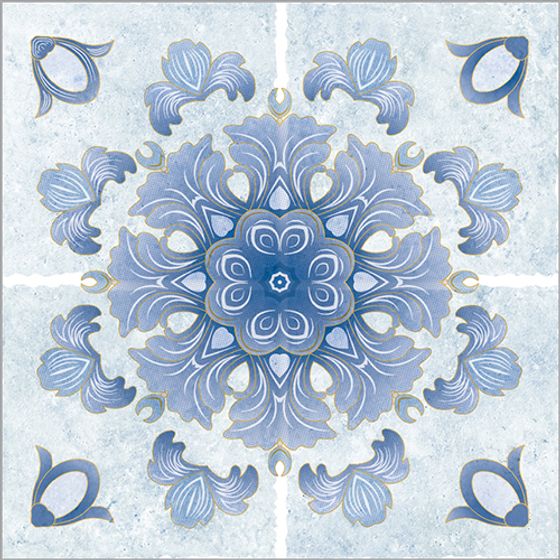 Snow Flower Floor Tile 3D model for Creative Projects