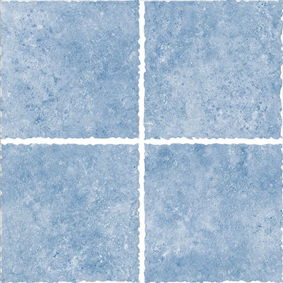 Low-Poly High-Detail Blue Tile Floor 3D model