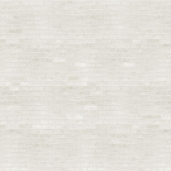 Modern White Low-Poly Brick Wall 3D Model