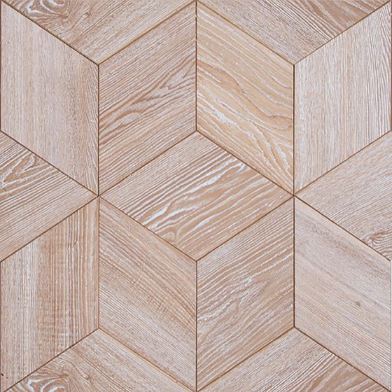 Hexagonal Wood Texture Flooring 3D model