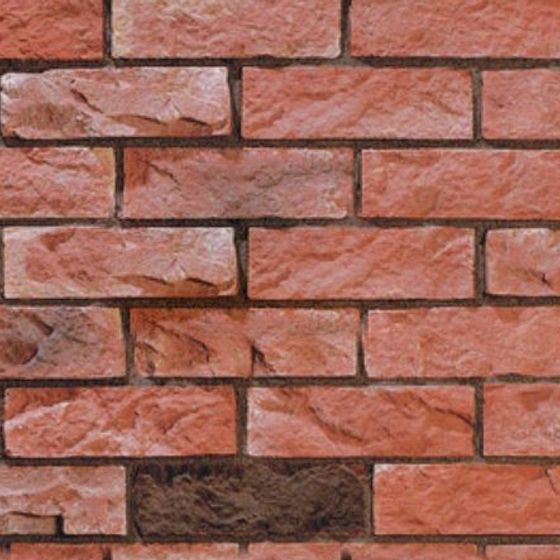 Realistic Red Brick Wall 3D model