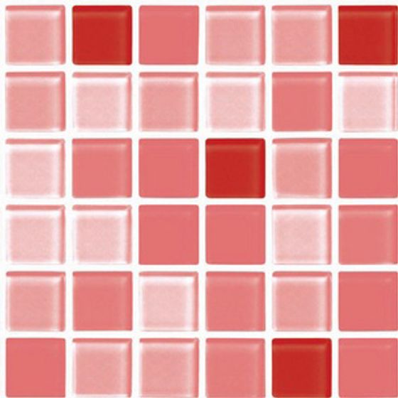 Lively Red Mosaic Tile 3D model for Creative Projects