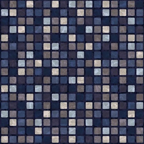 Urban Mosaic Wall 3D model for Stylish Interiors